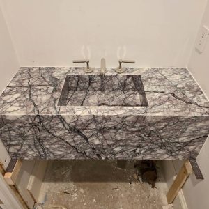 Bathroom, Marble Lilac